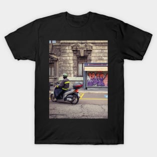 Milano Street Art Graffiti City Italian Architecture T-Shirt